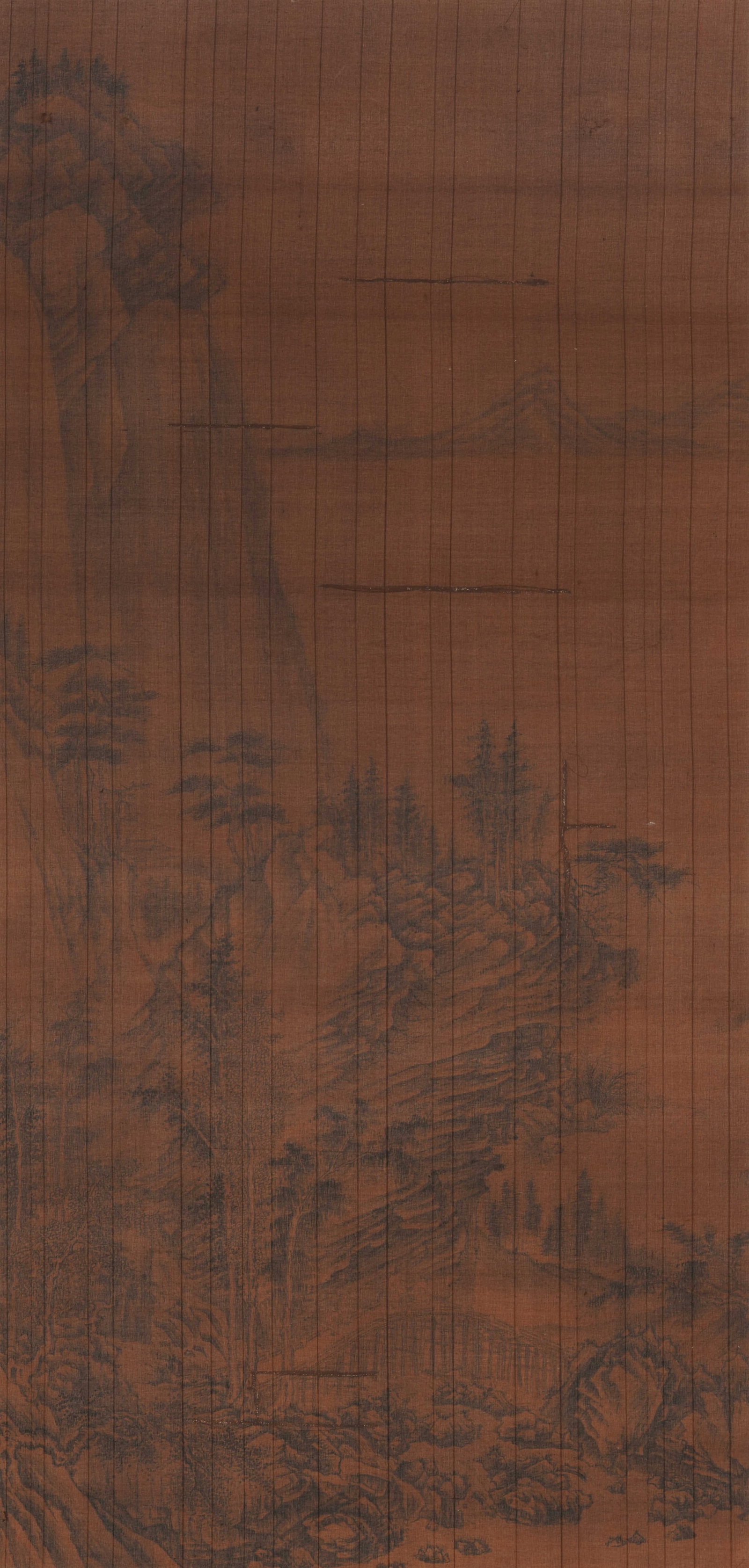 A CHINESE CLASSICAL LANDSCAPE PAINTING, ANONYMOUS (1 of 7)