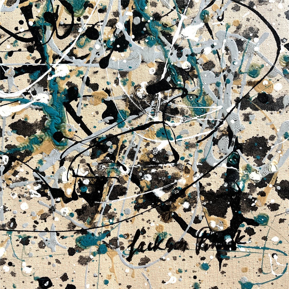 UNTITLED SIGNED JACKSON POLLOCK - 4