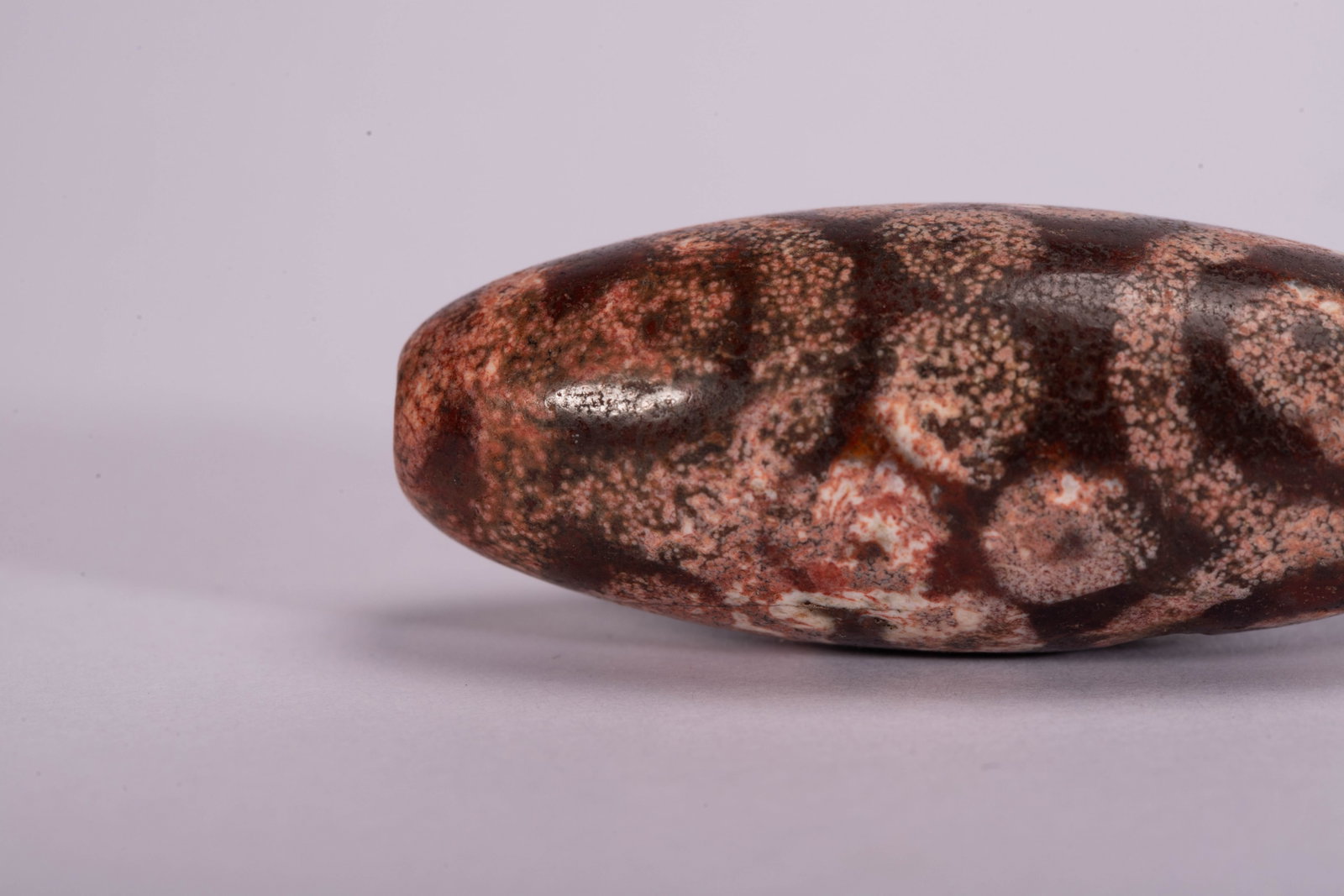 Chinese Patterned Dzi Bead - 2