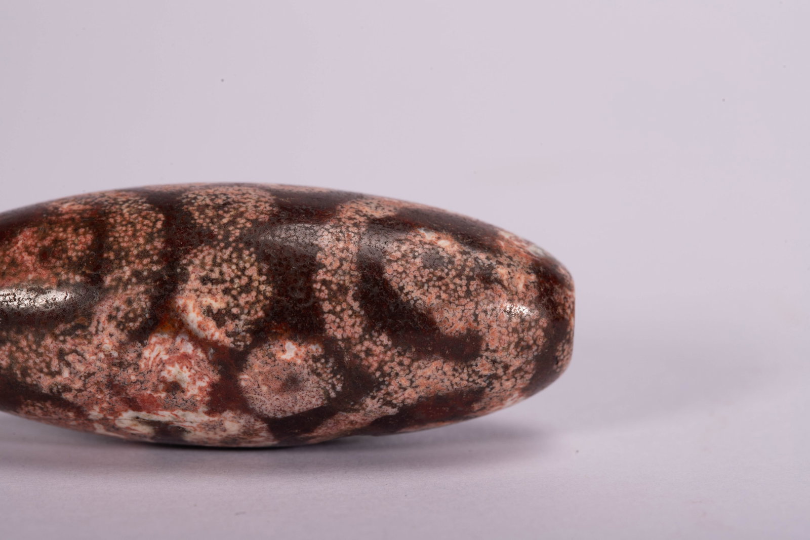 Chinese Patterned Dzi Bead - 3