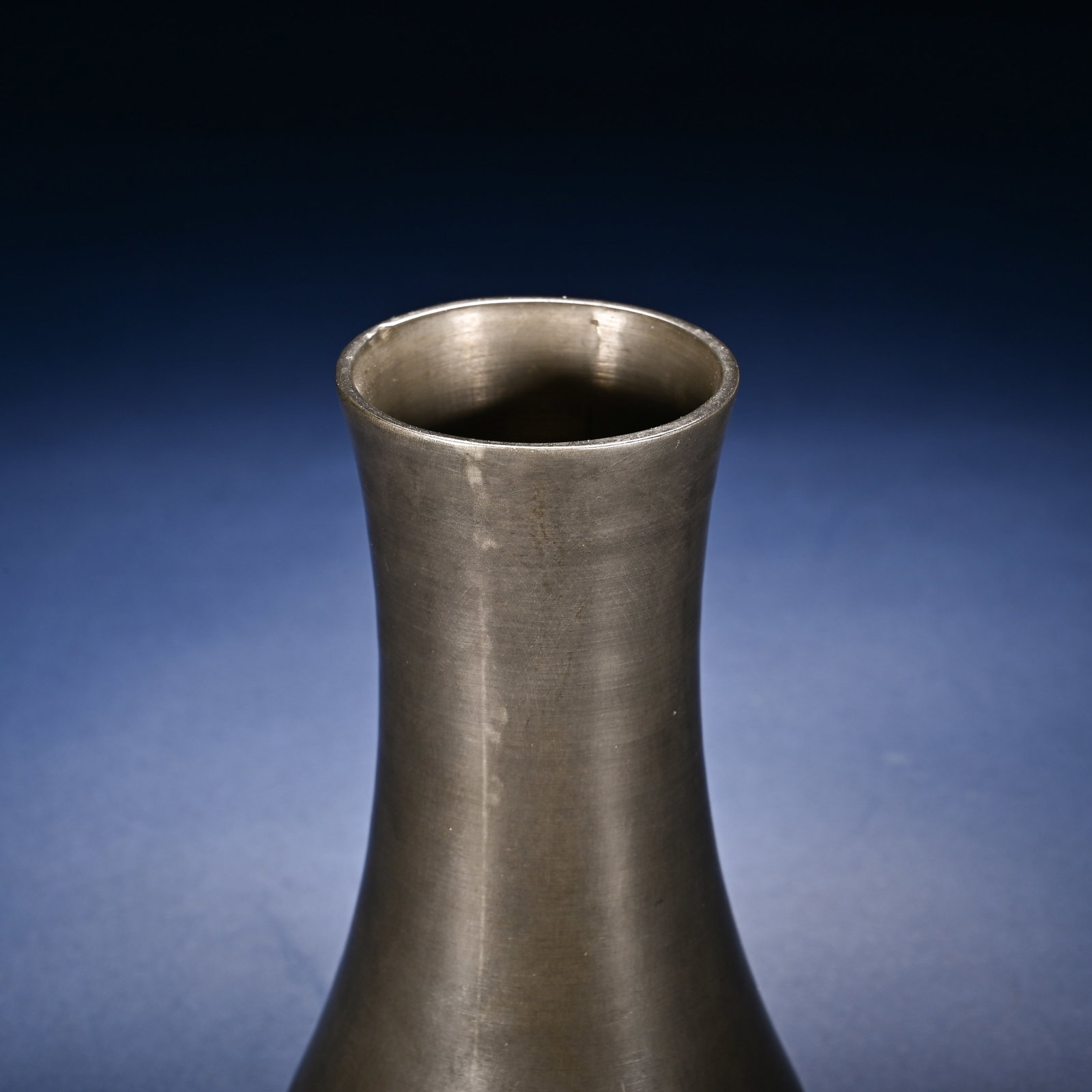 Chinese Pewter Flower Vase - 2