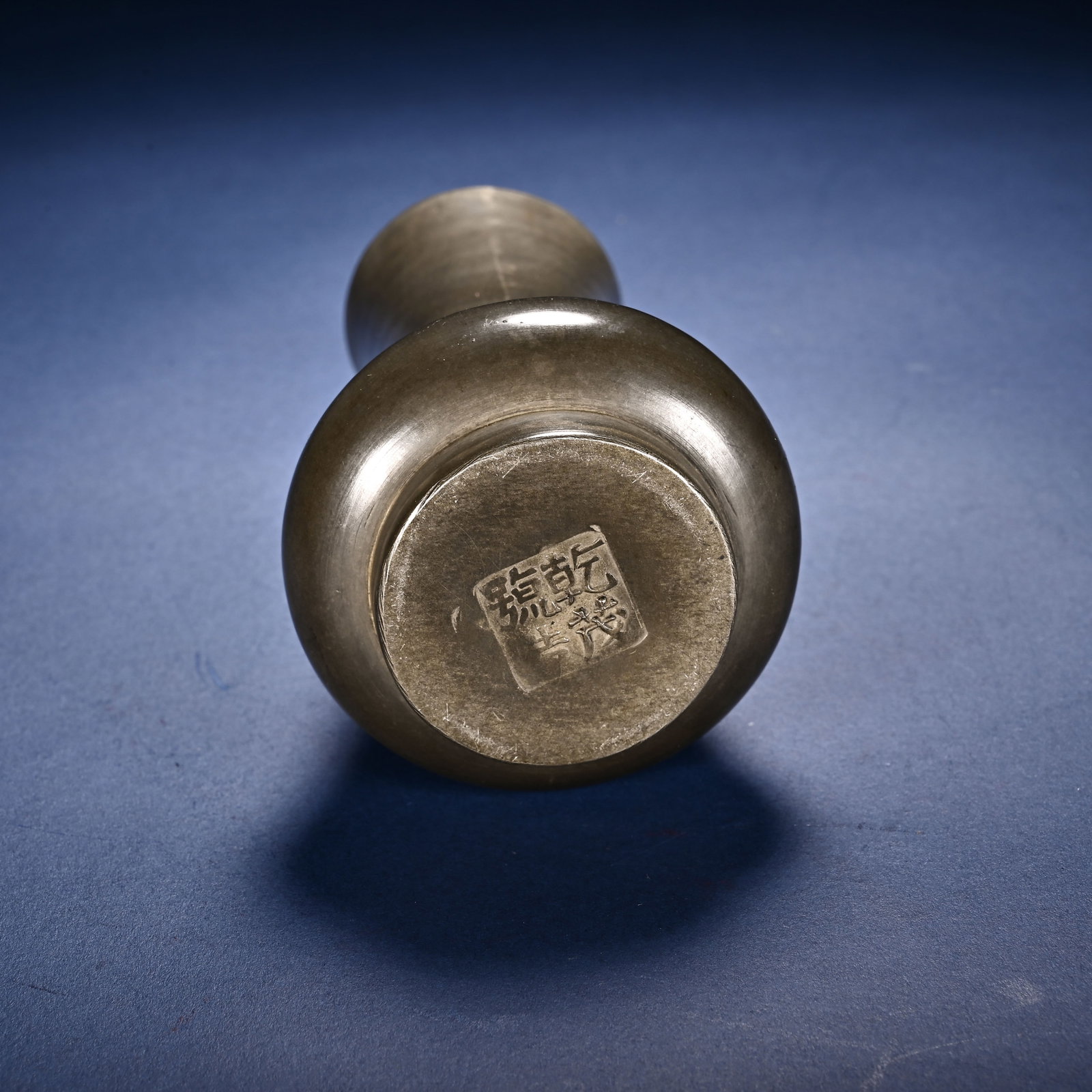 Chinese Pewter Flower Vase - 6