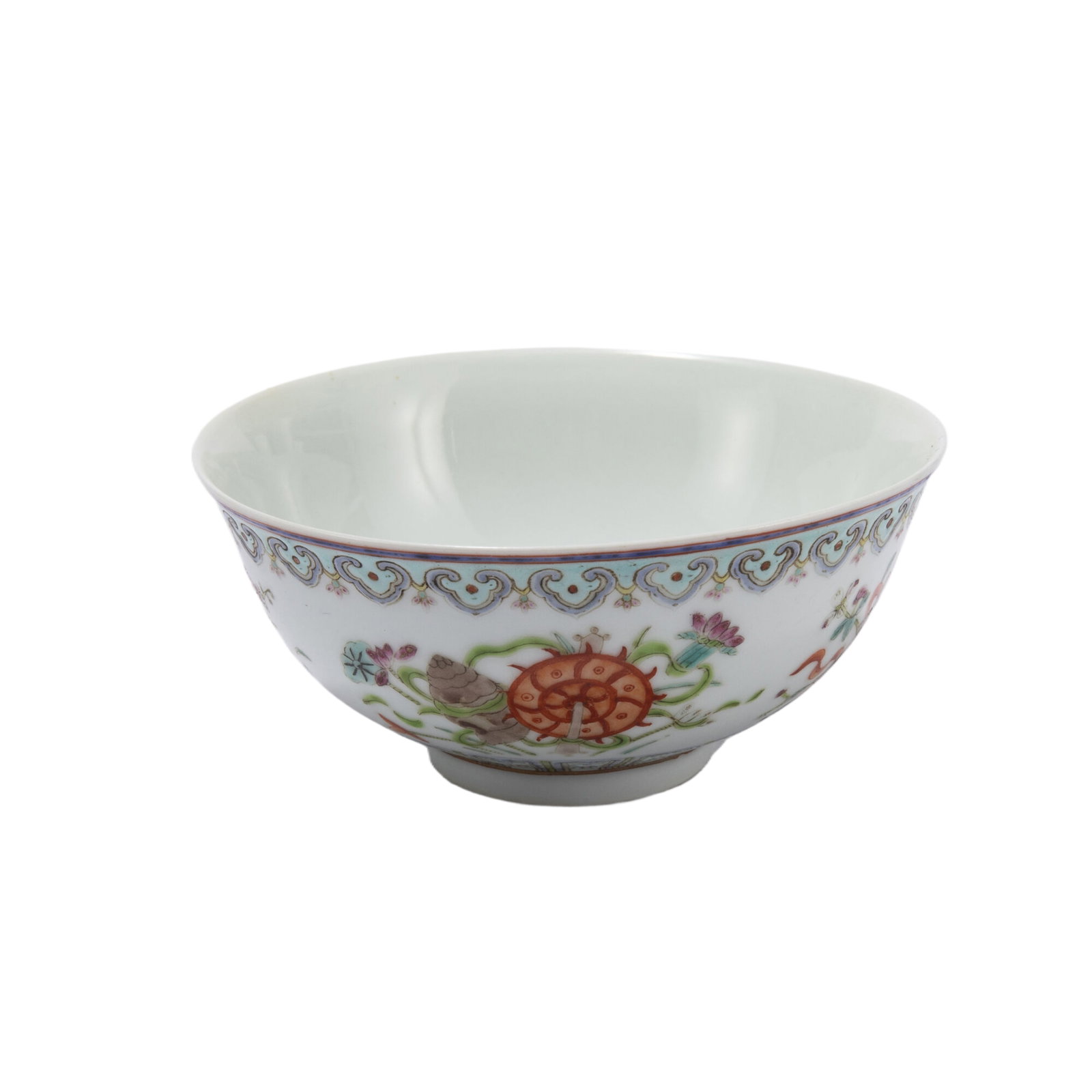 A CHINESE FAMILLE ROSE PORCELAIN BOWL (1 of 10)