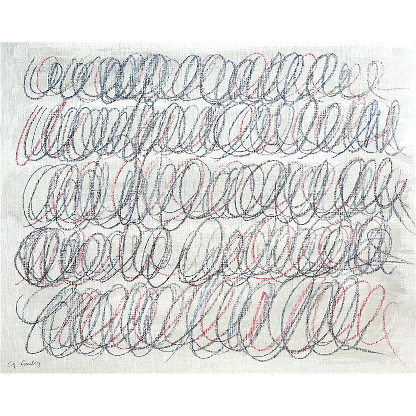 UNTITLED (ROME) SIGNED CY TWOMBLY (1 of 4)