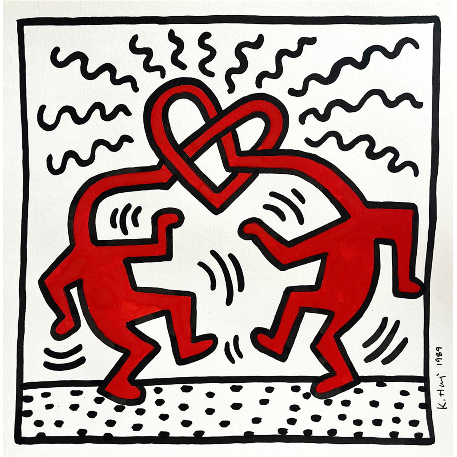 UNTITLED SIGNED KEITH HARING (1 of 3)