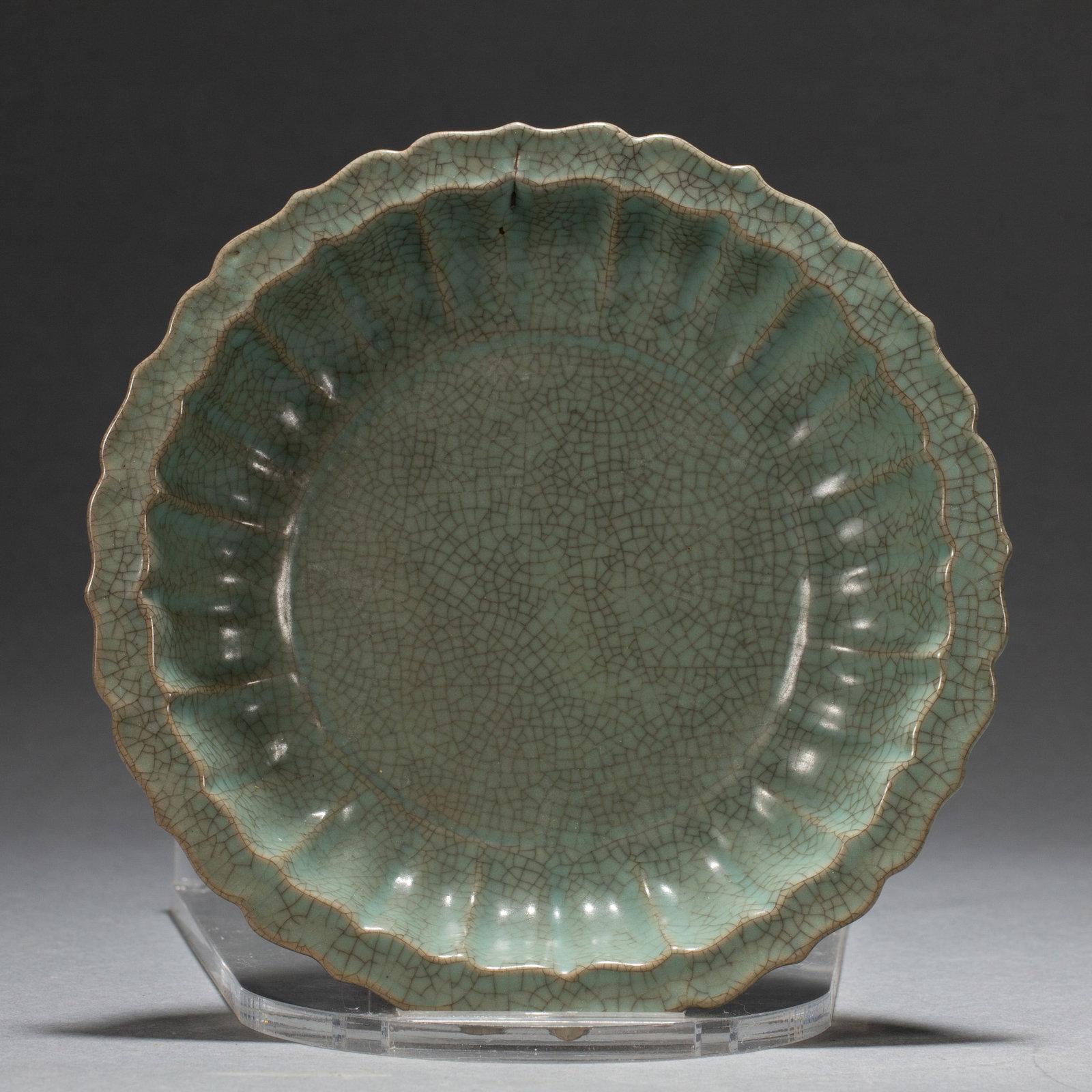 Chinese Guan-Type Lobed Dish (1 of 9)