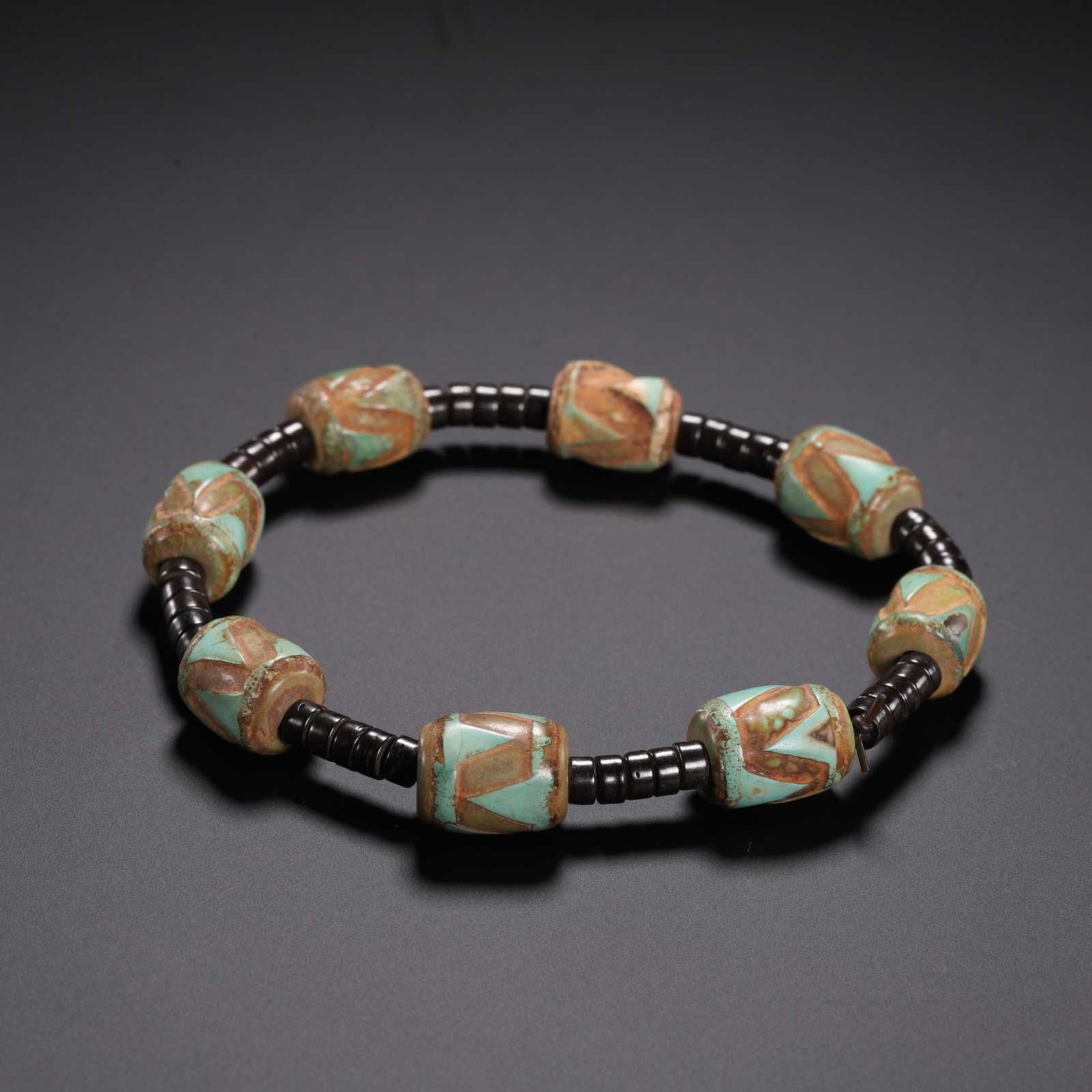 Chinese Dzi Bead Bracelet (1 of 9)