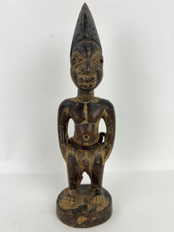 African Carved Wood Yoruba Figure (1 of 10)