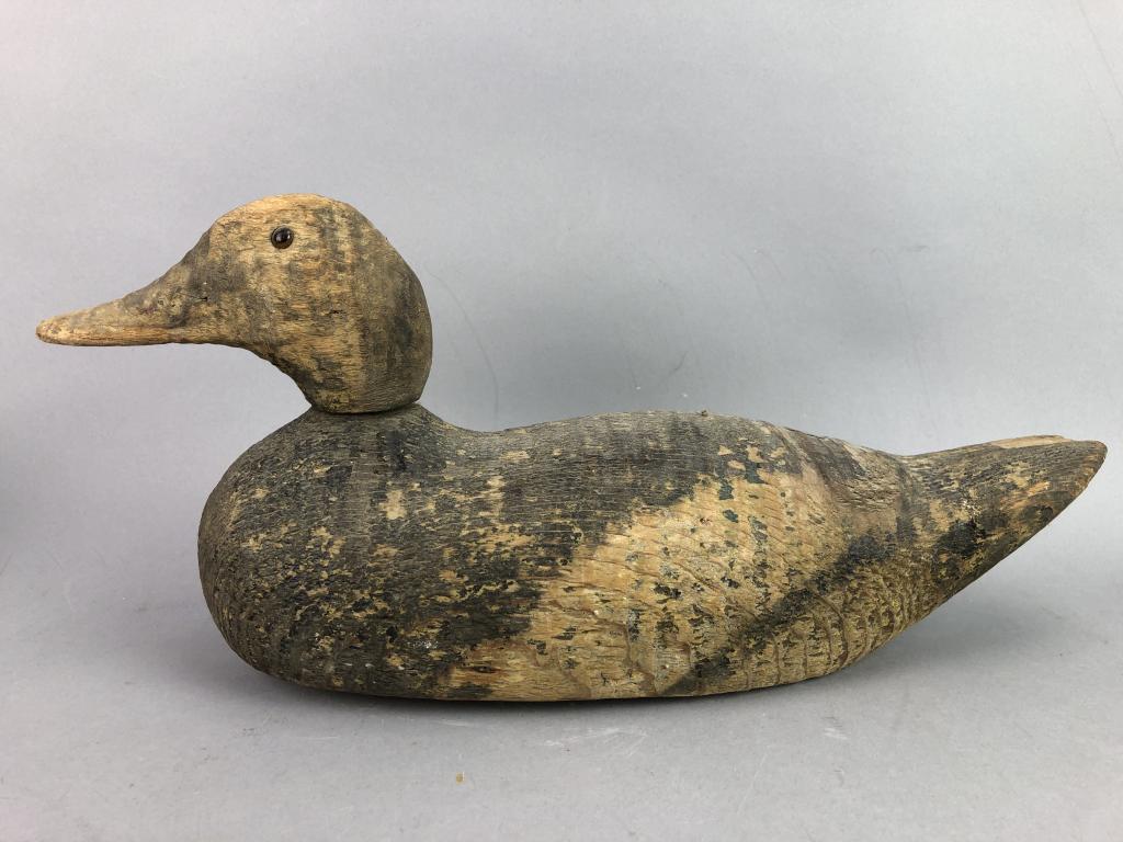 Antique Carved Wooden Duck Decoy (1 of 7)