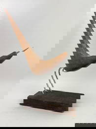 MCM Wood & Metal  Bird Sculpture