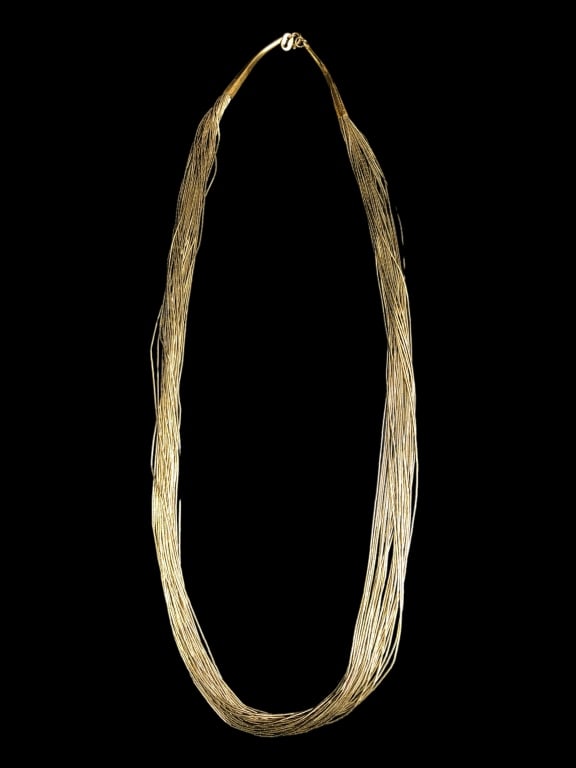 Signed QT Sterling Multi-Strand Necklace (1 of 6)