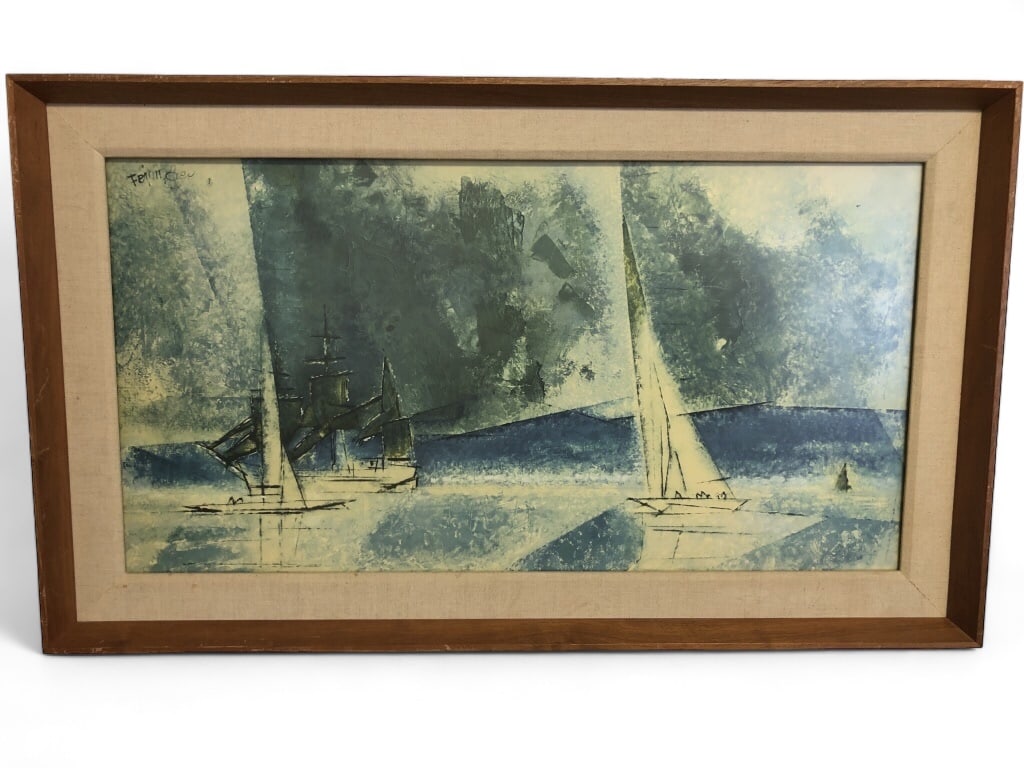 Lyonel Feininger, Blue Coast MCM Art Print (1 of 8)