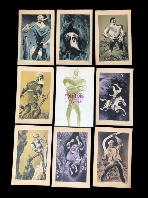 William Gropper, American Folklore Lithographs (1 of 14)