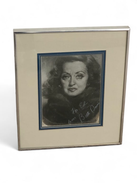 Bette Davis Autographed Photo Print (1 of 5)