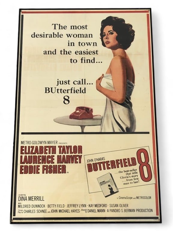 Butterfield 8 (1960) One Sheet Movie Poster (1 of 6)