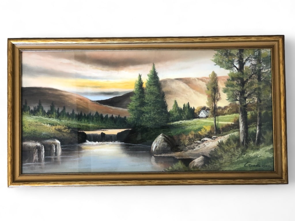 Andrew Gunderson (1888-1964) Pastel (1 of 5)