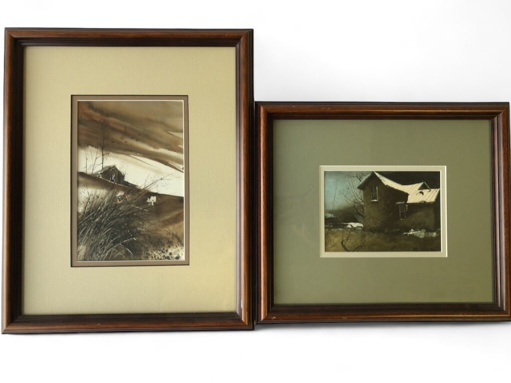 2 Dee Knott Framed Watercolor Painting (1 of 8)