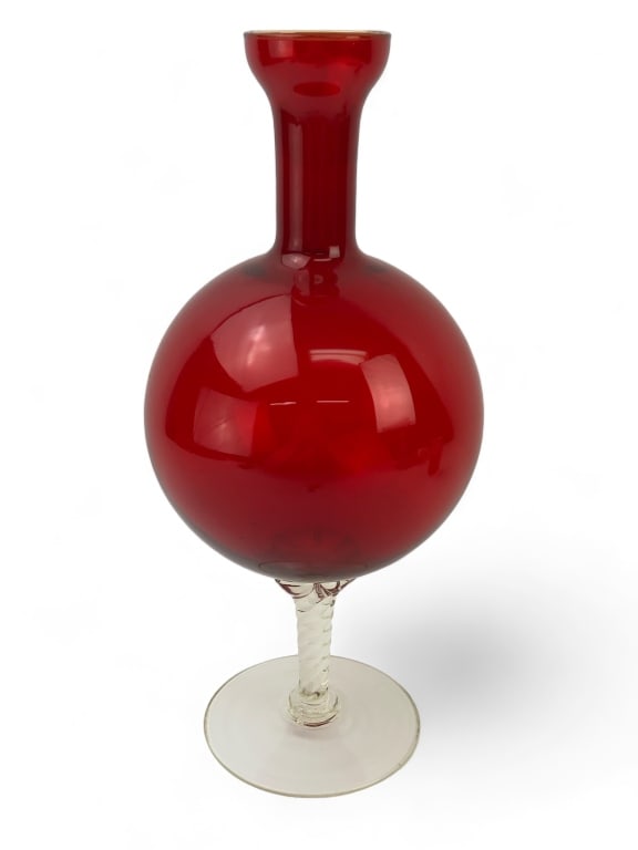 Vintage Sasaki Crystal Coronation Ruby Red (1 of 6)