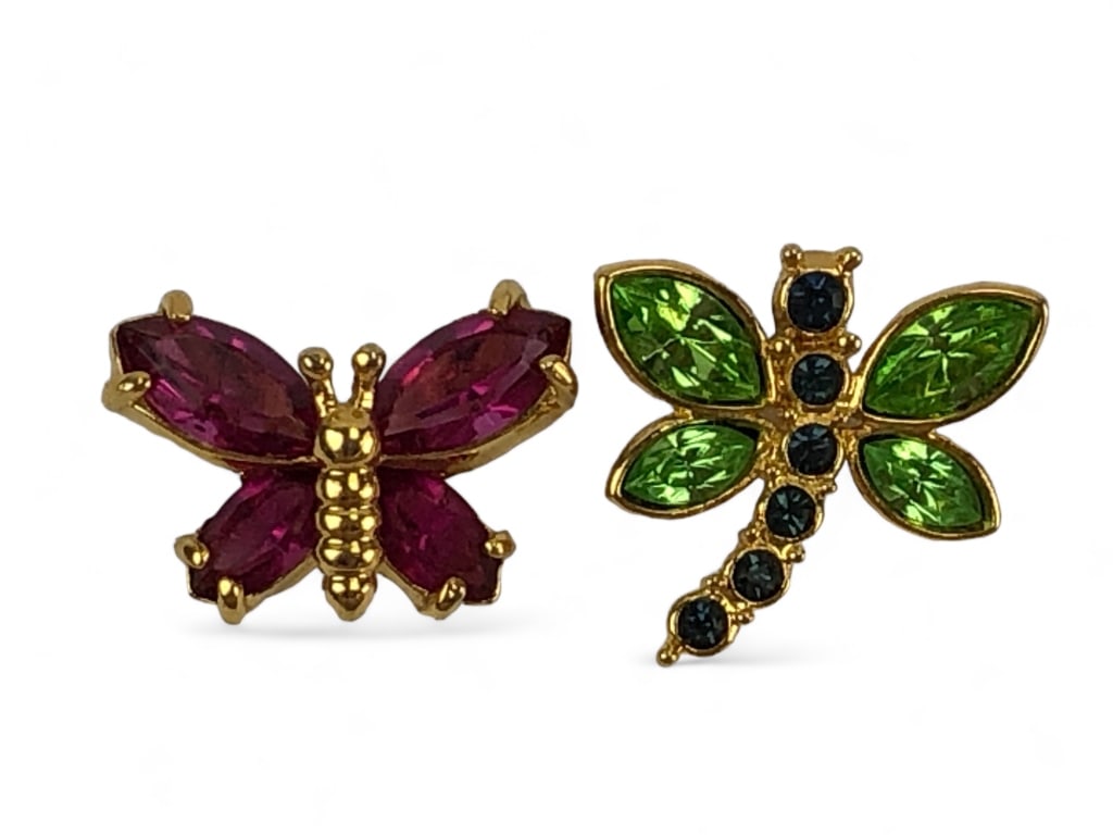 Kenneth Jay Lane Butterfly & Dragonfly Pendants (1 of 4)