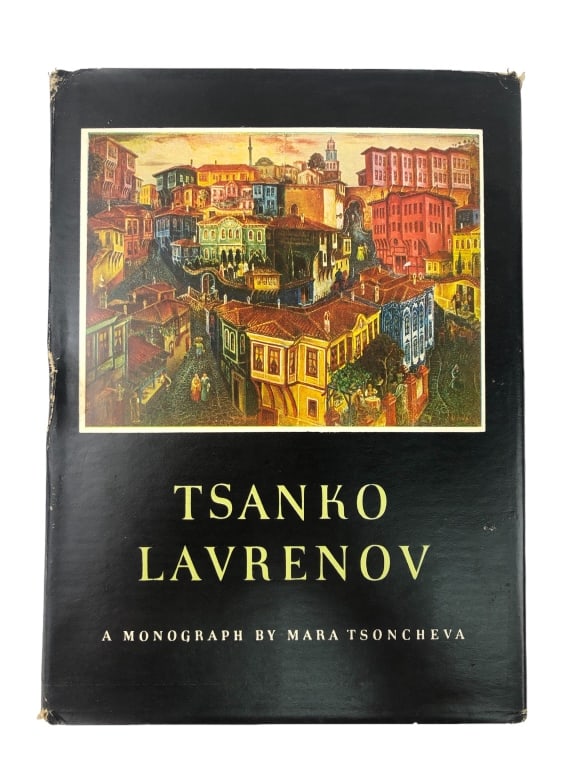 Tsanko Lavrenov, Monograph by Mara Tsoncheva: Rare 1958 Boxed Edition. Light creases and chips to dust jacket.