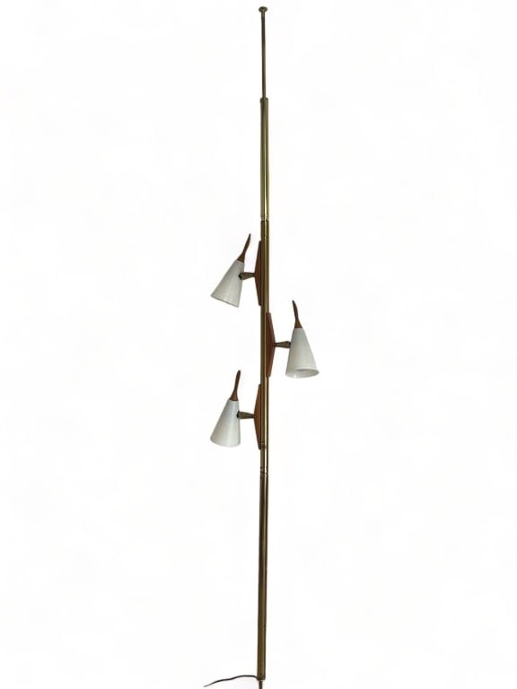 MCM 3-Light Tension Pole Lamp (1 of 11)