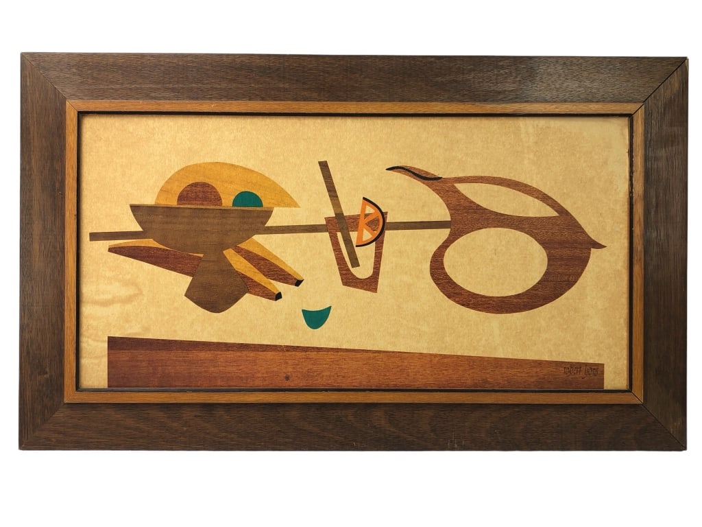 Robert Lyons Mid-Century Framed Lithograph (1 of 5)