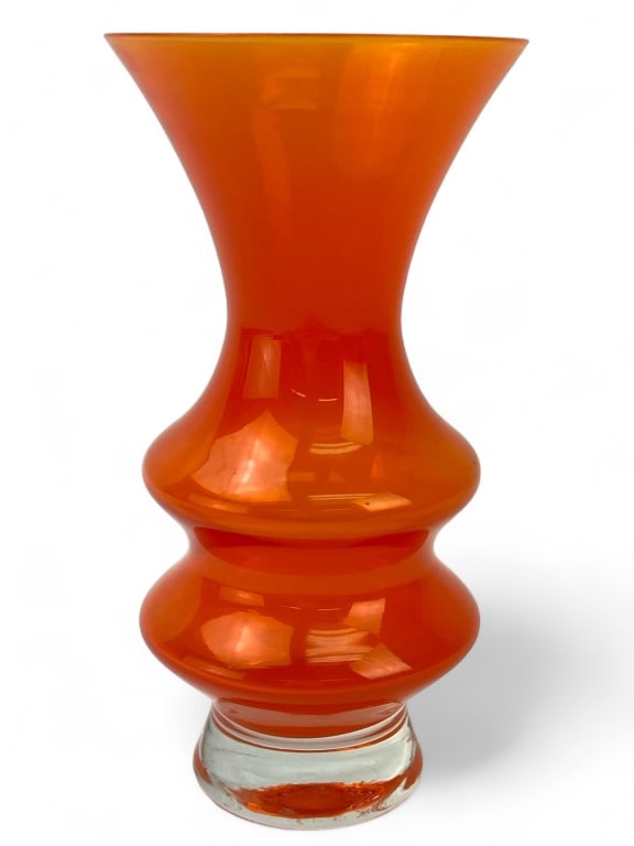 MCM Orange Borgstrom's Swedish Vase (1 of 5)