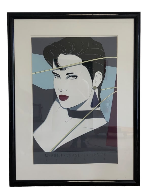 Patrick Nagel Serigraph Merill Chase Galleries (1 of 5)