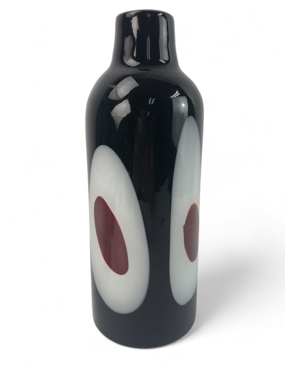MCM Murano Style Modernist Bottle Vase (1 of 5)