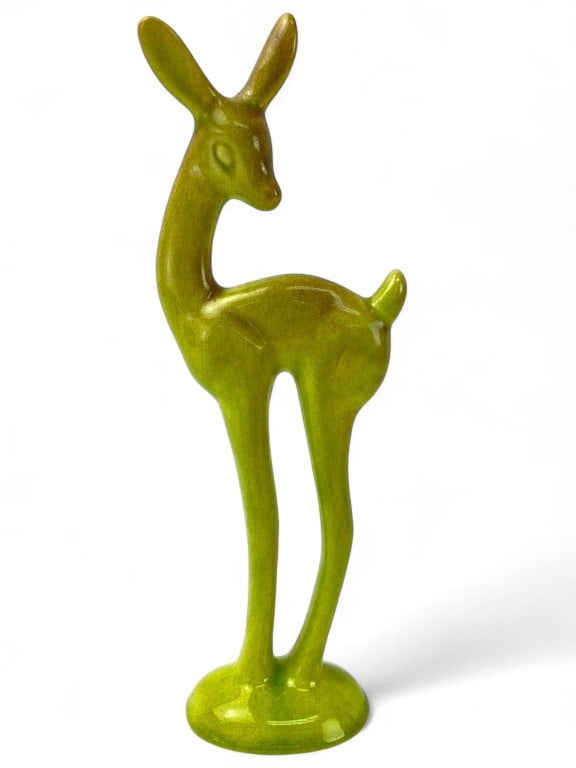 Vintage MCM La Mirada Ceramic Deer Statue (1 of 5)