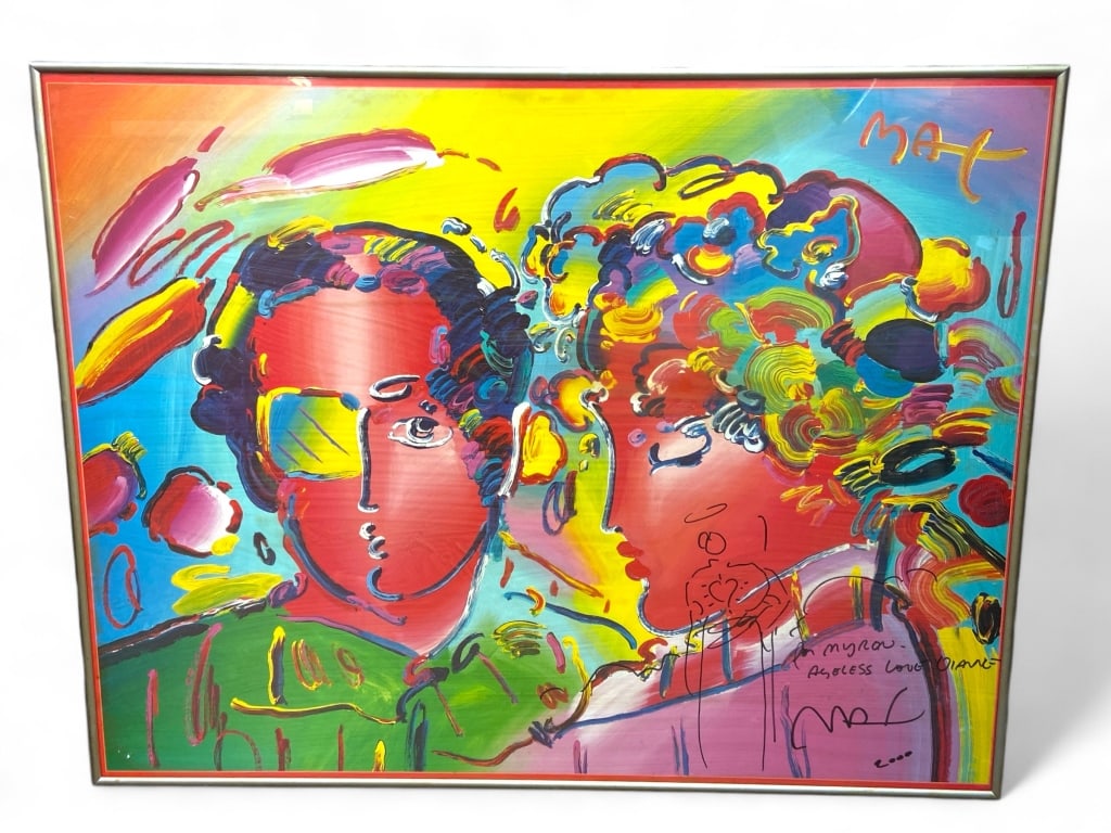 Peter Max SIGNED "Zero In Love" Print Framed (1 of 6)