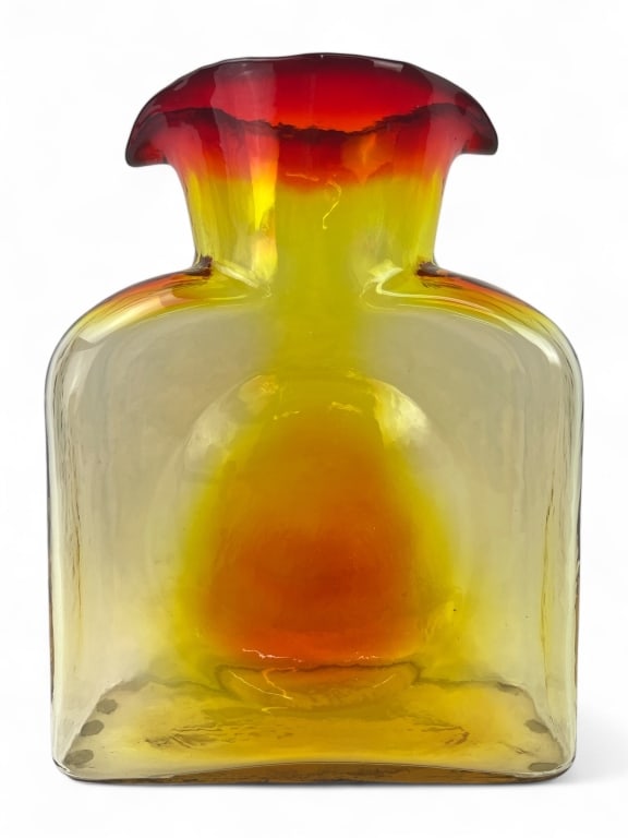 Blenko MCM Amberina Glass Double Spouted Water Jug (1 of 6)