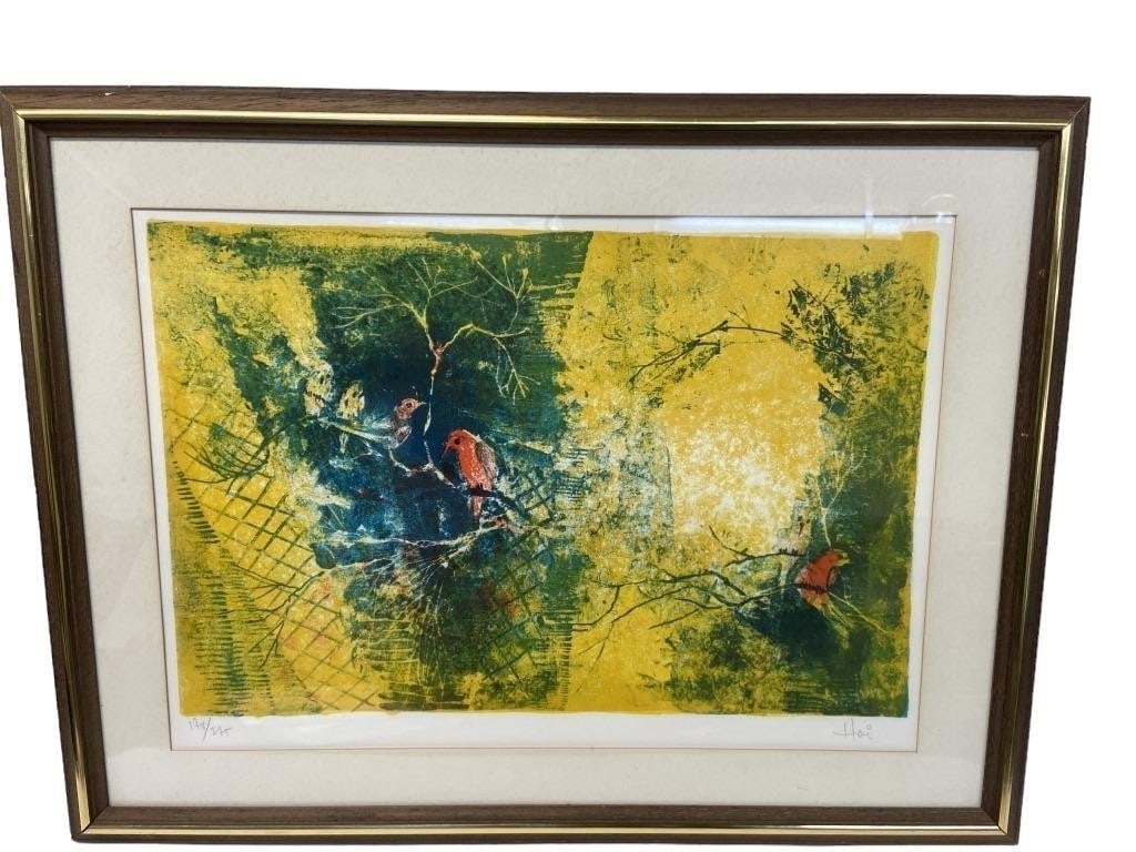 Hoi Lebadang Pencil Signed Lithograph w COA (1 of 6)