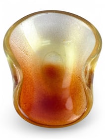 Vintage 1950s Archimede Seguso “Polveri” Murano Art Glass Bowl