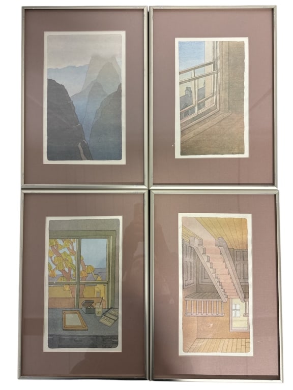 4 Peter Schmidt Brian Eno Lithographs Prints (1 of 8)