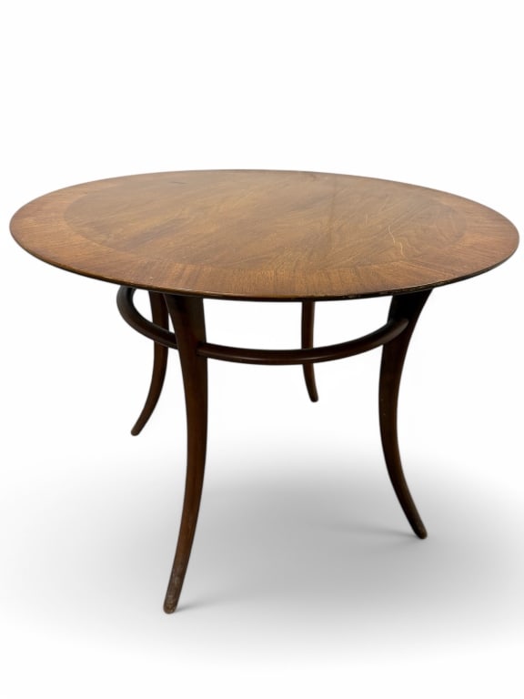 1950s T.H. Robsjohn-Gibbings Saber Leg Table (1 of 9)