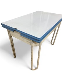 Vintage Benjamin Crysteel Farm Table