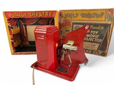 Excel 16mm Toy Movie Projector W Jolly Theatre