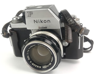 Nikon F Camera With Nippon Kogaku Lens