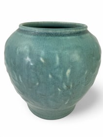 Rookwood Aqua Glazed Ceramic Vase