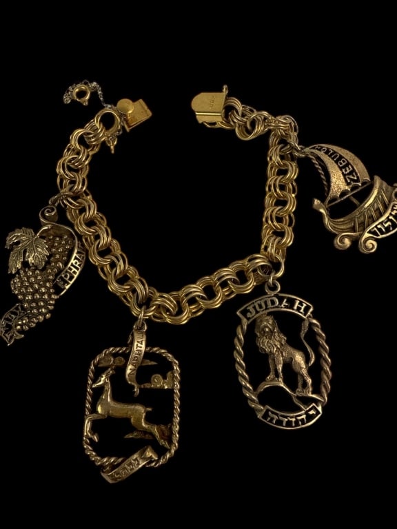 10K Gold Charms With 12K GF Bracelet (1 of 10)