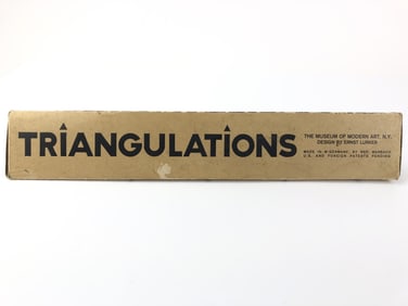 Museum of Modern Art Triangulations Game by Ernst