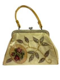 Hand Decorated Floral Purse