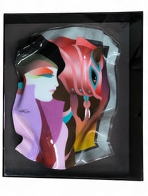 1988 Ned Moulton Signed Plexiglass Sculpture