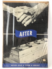 1944 War Dept. Sanitation Health Poster