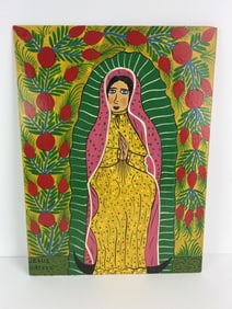 Jesus Lorenzo La Virgin de Guadalope painting