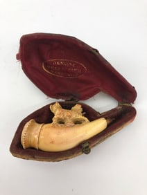 Genuine Meerschaum Pipe with Case