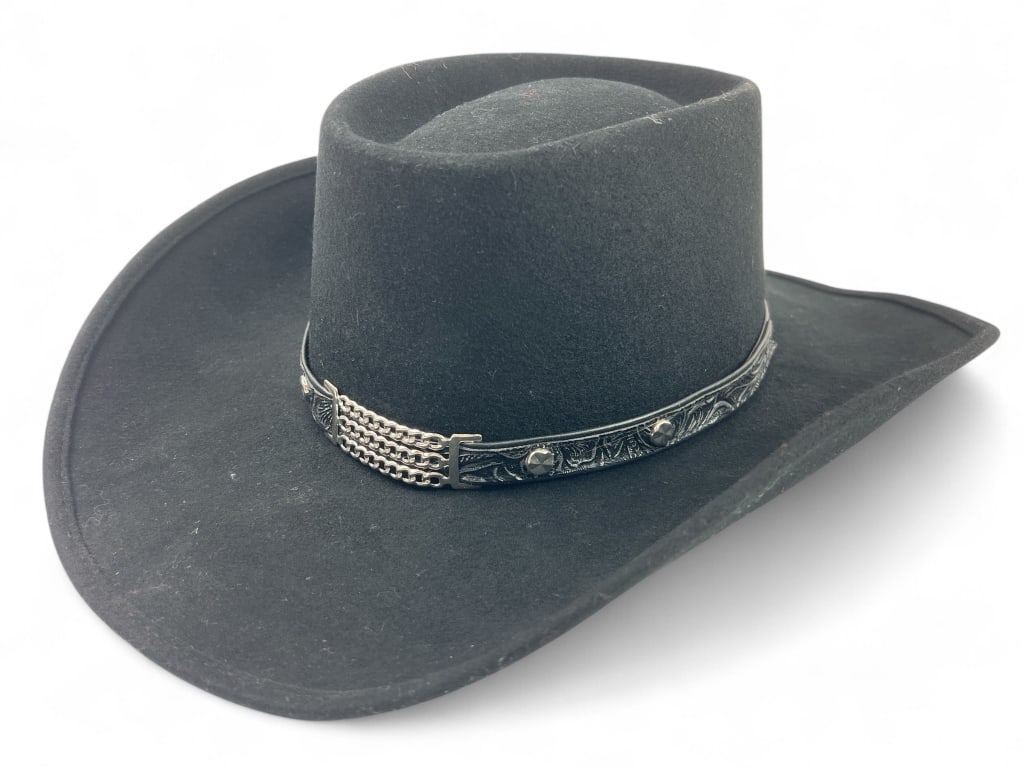 Black Little Joe Wool Felt Cowboy Hat (1 of 9)