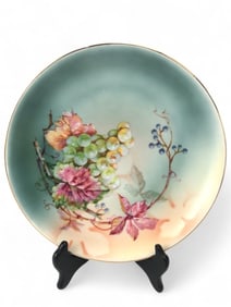 C.T. Altwasser Porcelain Plate With Floral Design