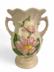 Hull Art Pottery Vase With Floral Motif